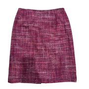Pendleton Purple Lambs Wool/ Mohair Tweed Knee Length Pencil Skirt Size 10 NWT