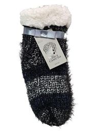Vince Camuto Womens Winter Slipper Socks One Size New Gift Stocking Stuffer Blue