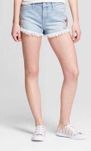 Mossimo floral high rise shorts