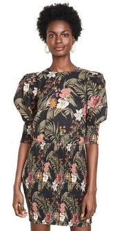 Geneva Tropical Print Smocked Cotton Dress
Rebecca Minkoff Large New