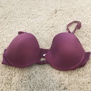 Purple plum colored Lily of France size 34C padded bra