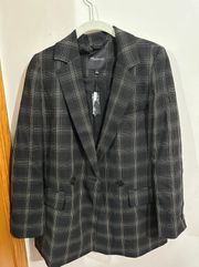 Caldwell Double Breasted Blazer in Seaton Plaid