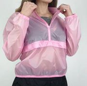 NIKE Translucent Popover Hooded Anorak Windbreaker Raincoat