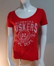 Rivalry Threads Nebraska Huskers Red Tee (S)