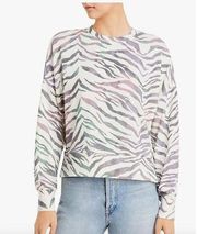 Rails Marlow Tiger Stripe Pullover Sweatshirt XS