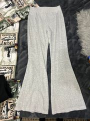 Grey  Soft Flare Pants