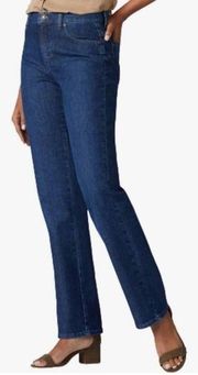 Lee Women's Relaxed Fit Straight Leg Jean mid rise Size 12 Medium