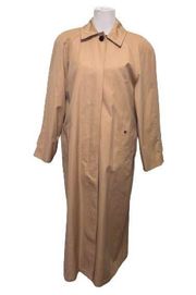 Vintage Woman Etienne Aigner Classic Trench Coat size 14