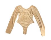 Women’s Roma concept velour long sleeved bodysuit