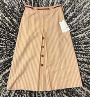 Gucci Wool Skirt With GG Buttons