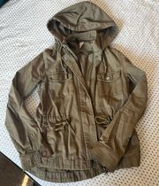 Divided Jacket Size 4 Small Army Green Autumn Fall Spring