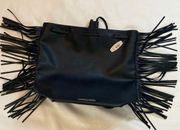 Victoria's Secret Fringe Backpack Black