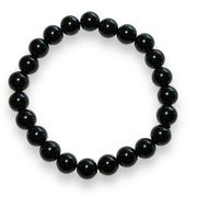 Womens Fashion Bracelet Beaded Stretch Black