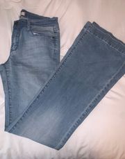 Vintage Low Waisted Wide Leg Jeans