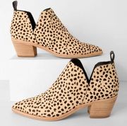 Leopard Print Ankle Booties