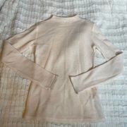 VINCE Wool Pastel Pink Longsleeve Turtleneck Sweater Thin Top Extra Small XS