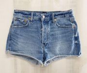 GAP curvy cheeky denim cutoff sexy shorts 30 10