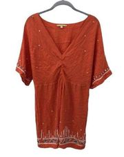 Gianni Bini  embellished coverup dress