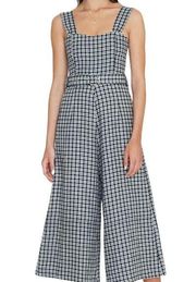 Faithfull the Brand Liv Checkered Jumpsuit Size Us 12 NWT