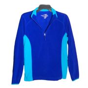 Blue/Turquoise Active Wear Sweatshirt Wm L