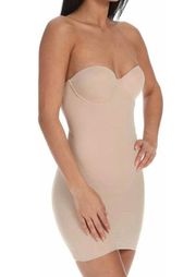 TC Fine Intimates Convertible Strapless  Shapewear Slip Dress Underwear 34C