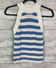 RD Style Knit Tank Top Striped Size Small