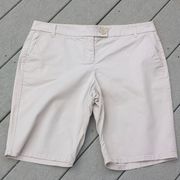 New York & Co Khaki Bermuda Shorts