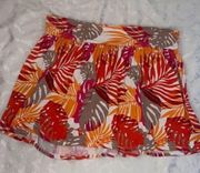 Lane Bryant Lane‎ Bryant tropical leaf pattern plus size skirt size 22/24