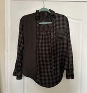 Button Down Checkered Flannel