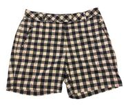 Lady Hagen Black and White Plaid Pink Polkadots Golf Athletic Shorts Size 8