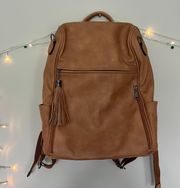 Faux Leather Backpack