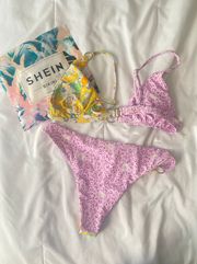 Purple Triangle Bikini