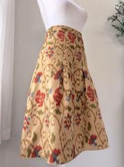 J. Jill 100% Silk Skirt