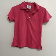 Lilly Pulitzer Pink Polo Shirt Size Small