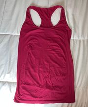 Pink Racerback Tank Top