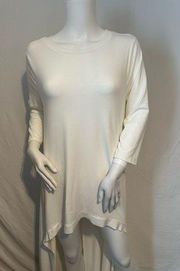 White Asymmetrical Top- Large