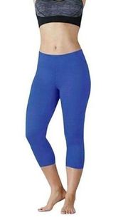 Marika Tek Performance Sanded Dry-Wik Fitted Crop Capri Athletic Leggings