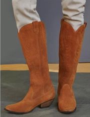 Calvera knee hi western boot