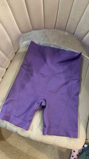 purple workout shorts 