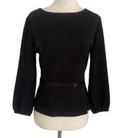 Renoma Paris Women’s Black Blazer Buttons Up Back European Size 42, S/M US, MY23