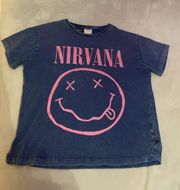 Blue Pink Nirvana Shirt