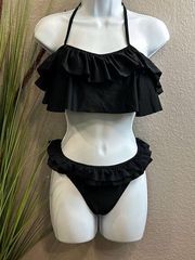 US polo assassin, two piece, black bikini size medium