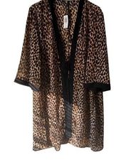 Mini Chiffon Coverup Kimono Size 2X