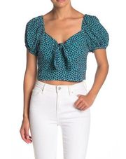 Band of Gypsies Santo Domingo Floral Crop Top