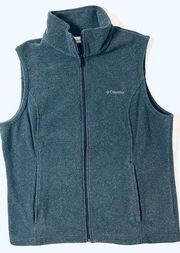 Charcoal Fleece Vest - L