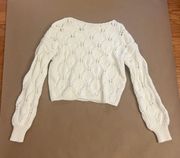 White Knit Sweater