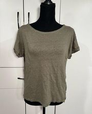 Charter‎ Club 100% linen T-shirt size M