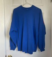 Let's Go Buffalo Bills Spirit Jersey drop shoulder long sleeve tshirt size S