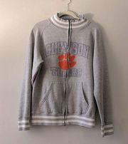 Vintage Clemson University Tigers Zip Up Jacket Size Medium