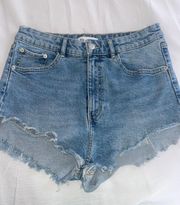 High Waisted Denim Shorts